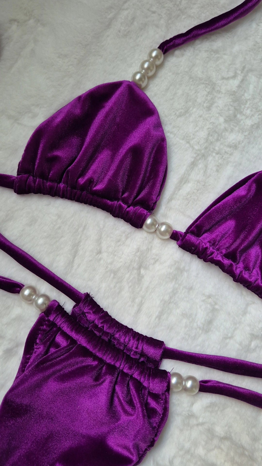 Velvet morado ref 001 traje de baño